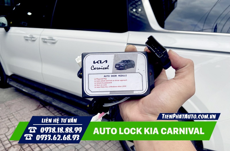 Bộ Auto Lock Kia Carnival với hàng loạt tính năng thông minh