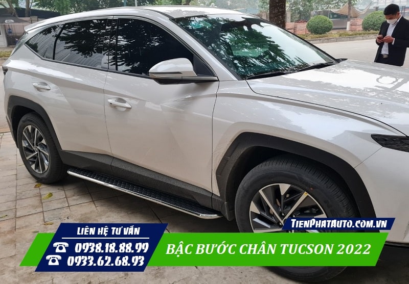 Mẫu bậc bước chân cho xe Hyundai Tucson 2023 loại 1