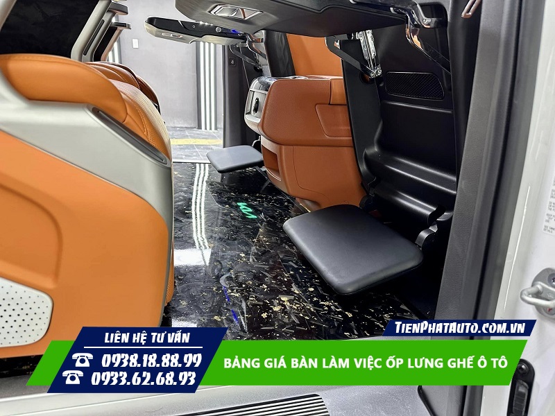 Tích hợp bệ đỡ chân giúp mang lại cảm giác ngồi thoải mái hơn