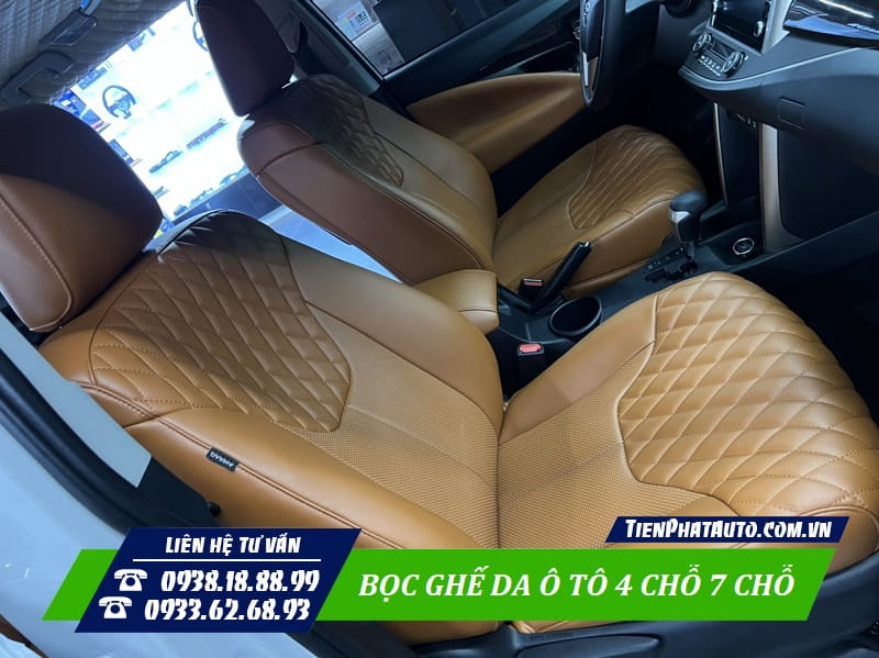 Ghế da chất liệu cao cấp cho độ bền sử dụng lâu dài