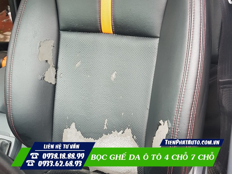 Ghế bị rạng nứt và rách sau thời gian dài sử dụng