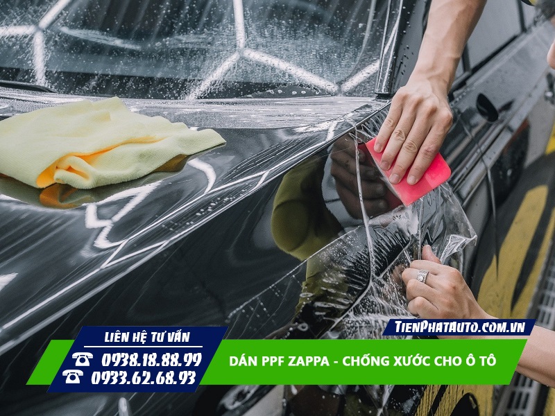 Dán PPF Zappa full toàn diện giúp chống xước sơn hiệu quả