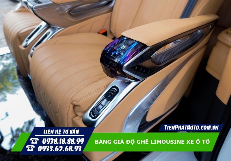 Ghế được chỉnh điện hoàn toàn và điều khiển bằng giọng nói