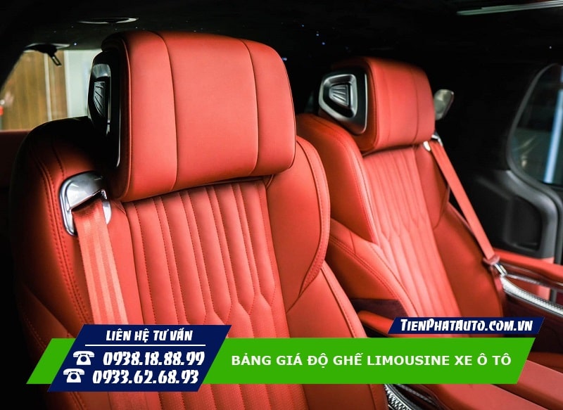 Ghế Limousine mang lại sự sang trọng và đẳng cấp cho chủ xe