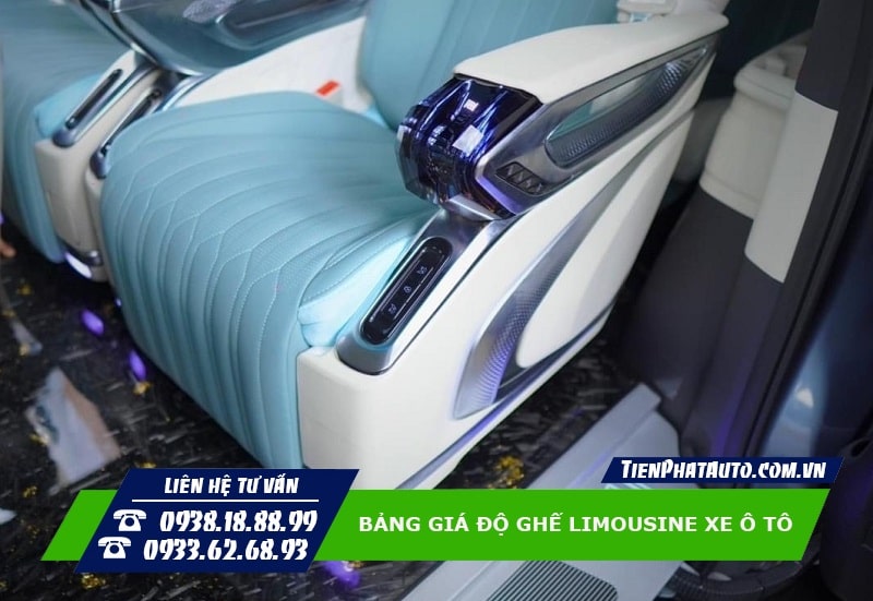 Mời bạn xem tham khảo các mẫu ghế Limousine để trang bị cho xe của mình