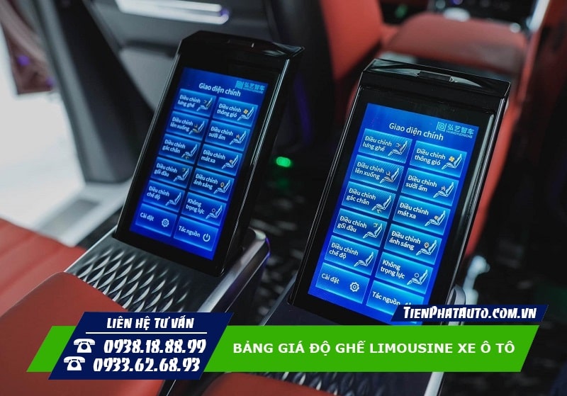 Hệ thống tùy chỉnh ghế bằng Tiếng Việt dễ dàng sử dụng