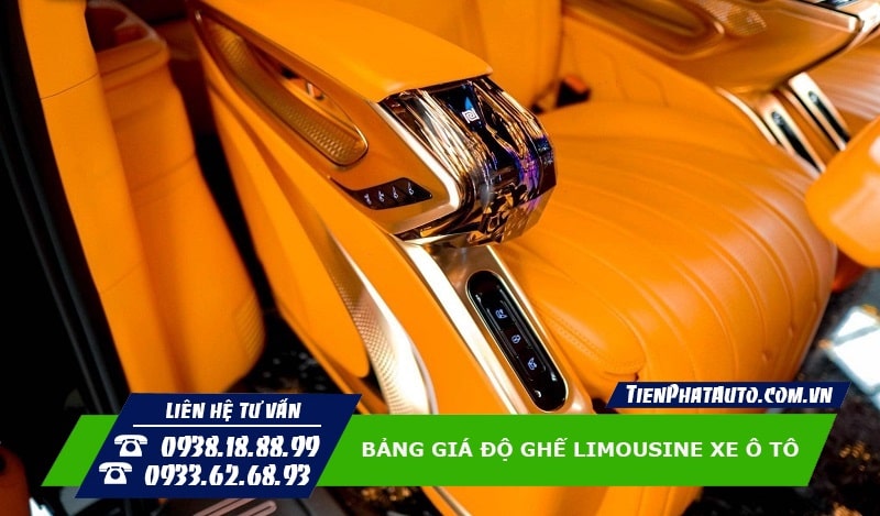 Ghế Limousine HongYi cao cấp được thiết kế vô cùng sắc sảo