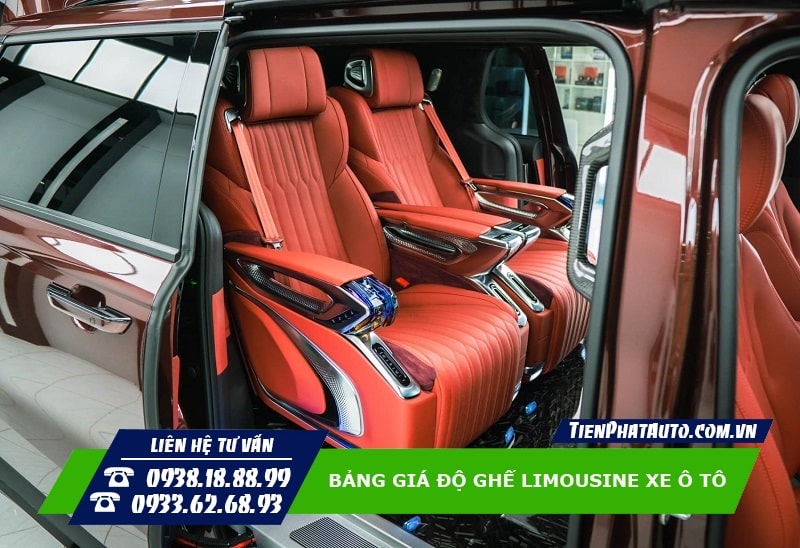 Độ ghế Limousine giúp mang lại nhiều trải nghiệm tiện lợi dành cho bạn