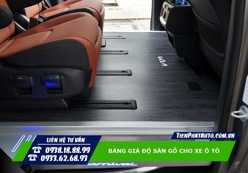 Độ sàn gỗ xe ô tô có nhiều chất liệu và kiểu dáng để bạn lựa chọn