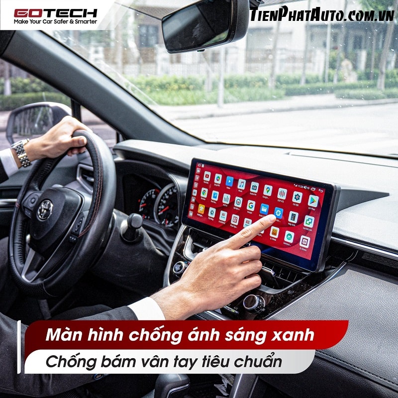 Màn hình được trang bị công nghệ chống ánh sáng xanh và bám vân tay