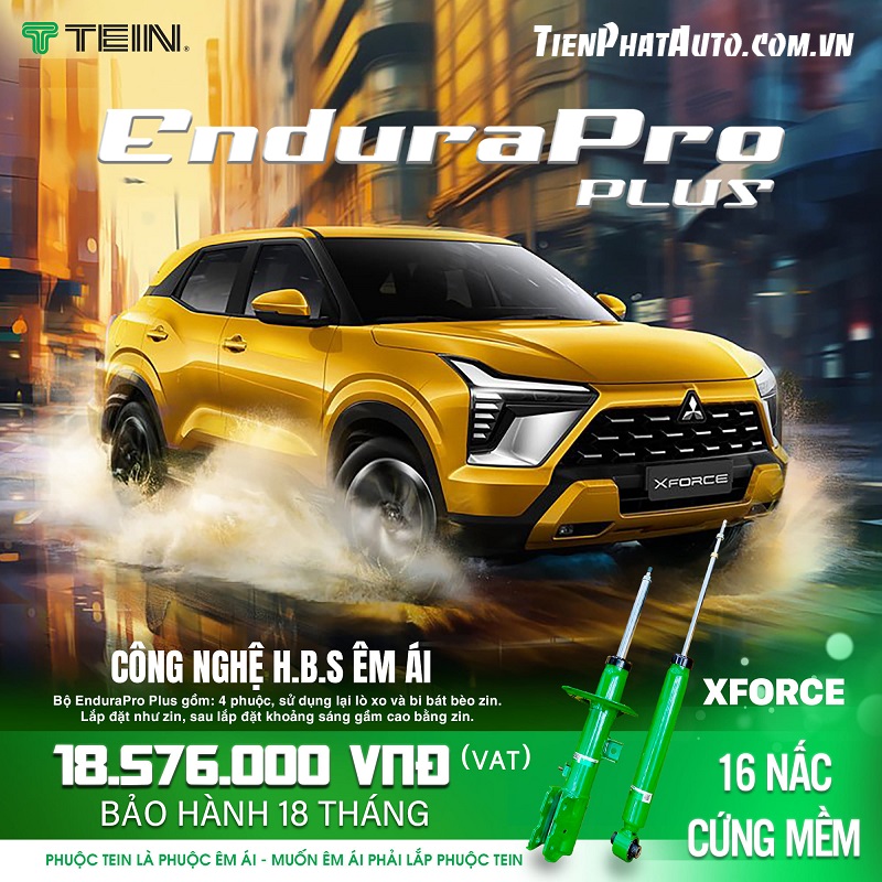 Bảng giá nâng cấp phuộc TEIN chính hãng cho Mitsubishi Xforce
