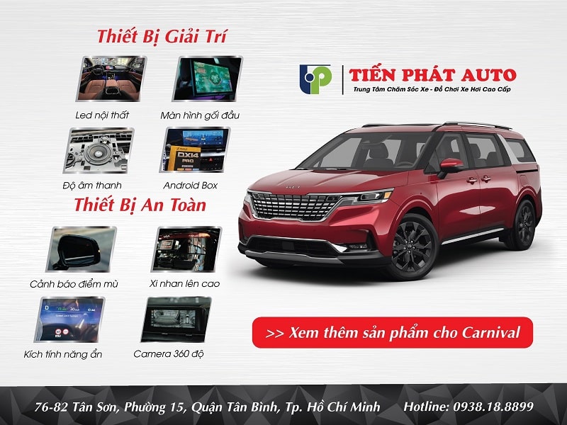 Cùng xem thêm Kia Carnival còn có phụ kiện gì nhé!