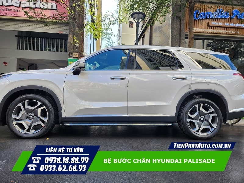 Bệ bước chân cho Hyundai Palisade giúp xe thêm cứng cáp hơn