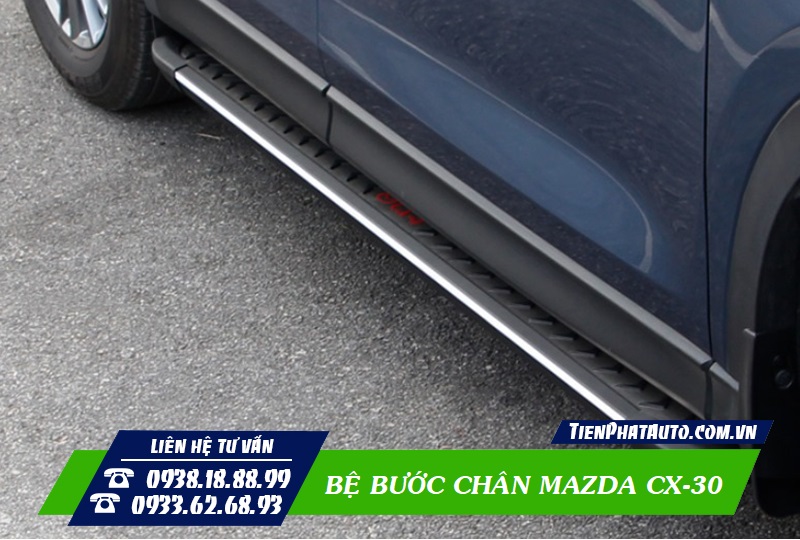 Bệ bước chân Mazda CX-30 là phụ kiện được rất nhiều khách hàng quan tâm