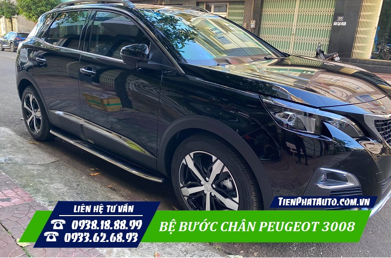 Lắp bệ bước cho Peugeot 3008 giúp mang lại nhiều sự tiện lợi