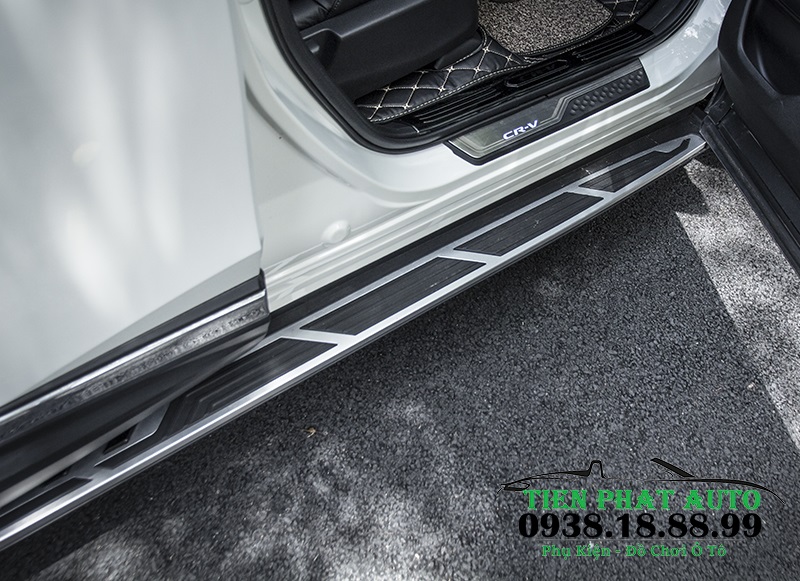 Bệ bước chân Honda CRV được lắp như zin không độ chế