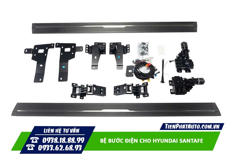 Tiến Phát Auto chuyên lắp bệ bước điện tự động cho Santafe 2025