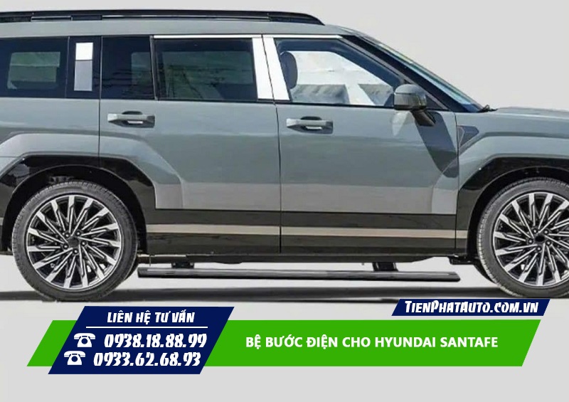 Bệ bước điện tự động cho xe Hyundai Santafe 2024 - 2025