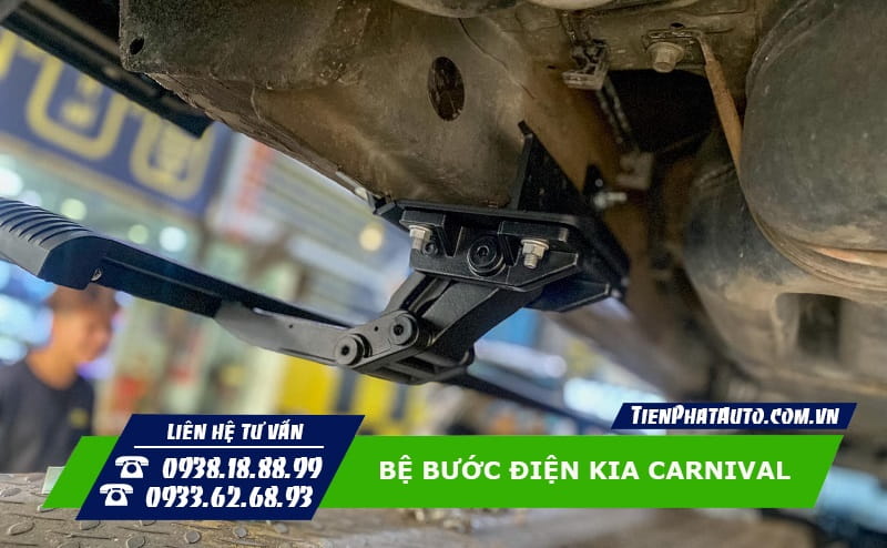 Bộ bệ bước điện Carnival thiết kế theo xe, lắp đặt không độ chế