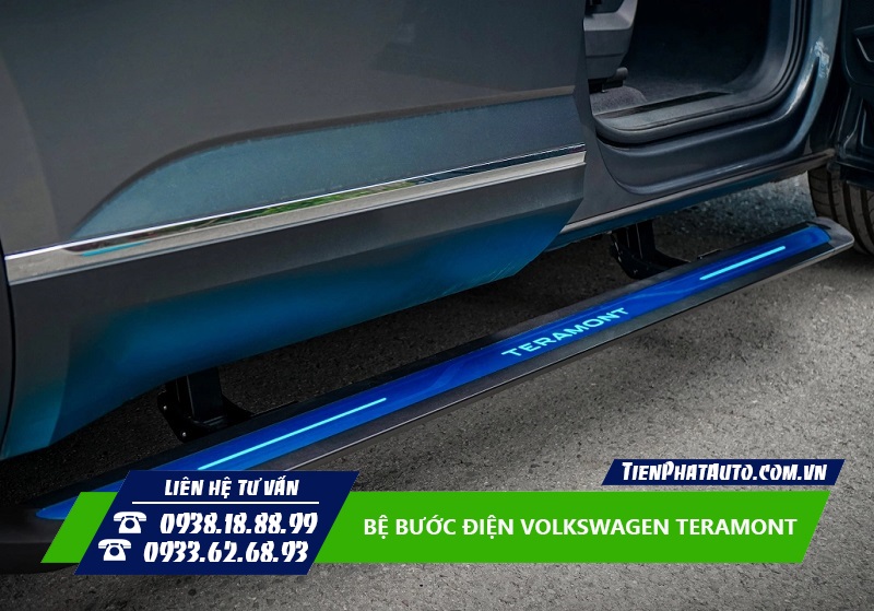 Bệ bước điện Volkswagen Teramont là Option cao cấp không thể thiếu