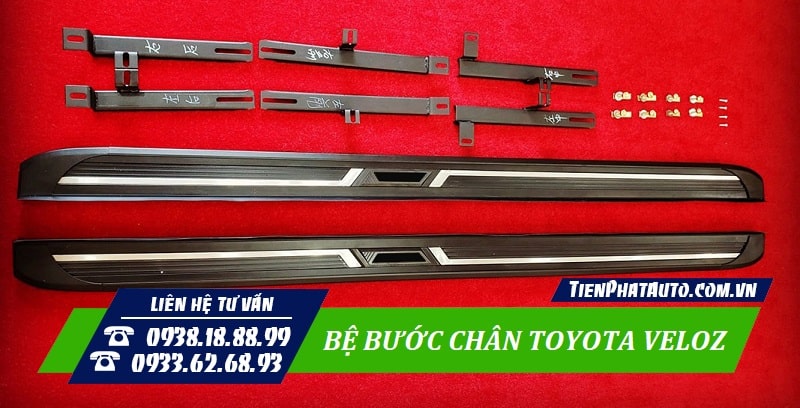 Mẫu bệ bước chân cho xe Toyota Veloz Cross 2022 2