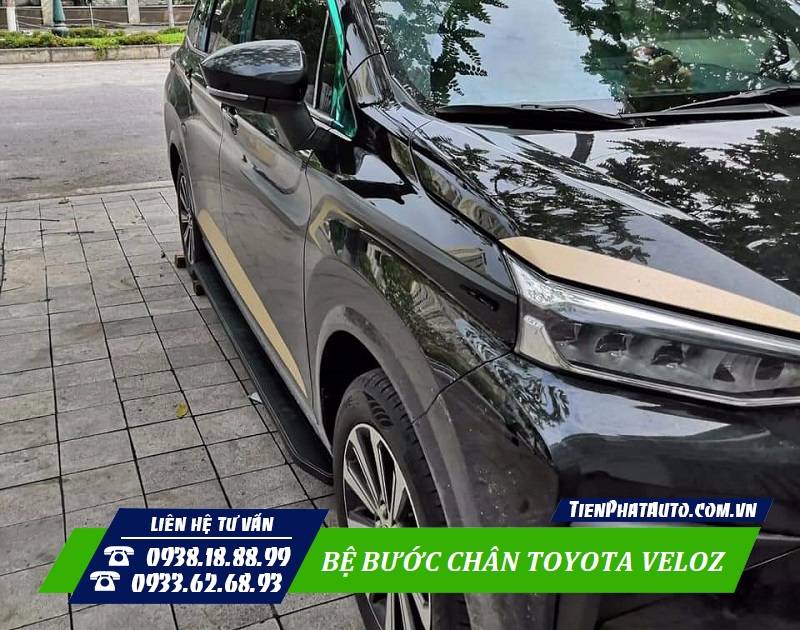 Tiến Phát Auto chuyên lắp bệ bước chân cho xe Toyota Veloz