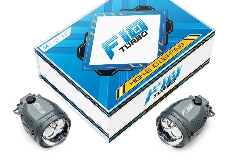 Đèn bi gầm Xlight F10 Turbo thế hệ mới công suất đến 65W