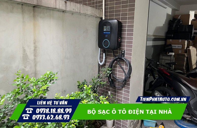 Hình ảnh bộ sạc ô tô điện tại nhà thương hiệu TEISON