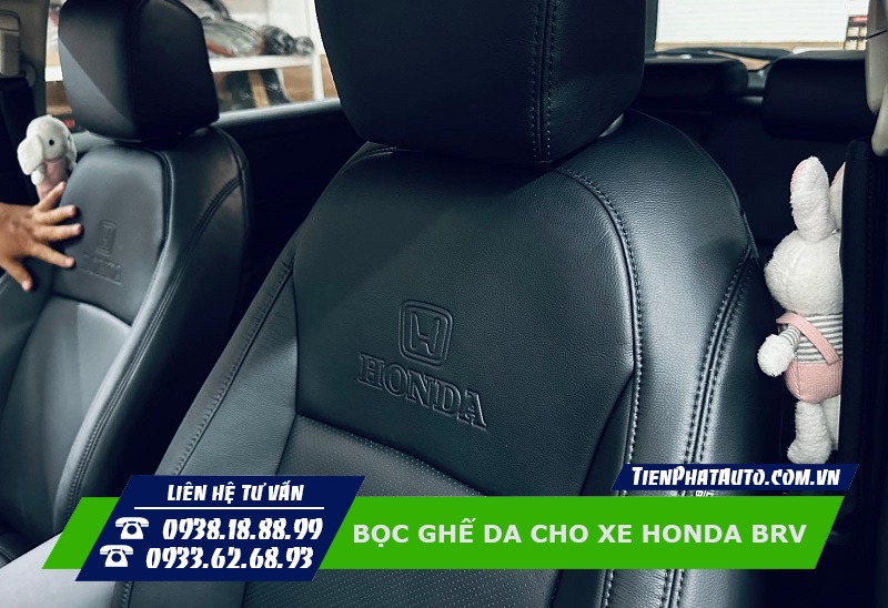 Bọc ghế da cho xe Honda BRV giúp mang lại nhiều sự tiện lợi
