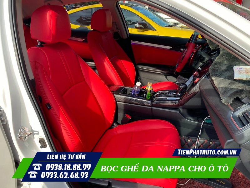 Chất liệu da Nappa có rất nhiều màu sắc để bạn có lựa chọn phù hợp