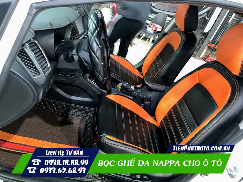 Tiến Phát Auto bọc ghế da chất liệu Nappa giá tốt nhất tại TPHCM