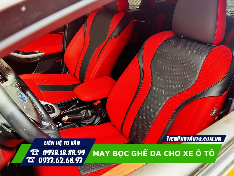 Hình ảnh mẫu bọc ghế da cho xe ô tô mẫu 1