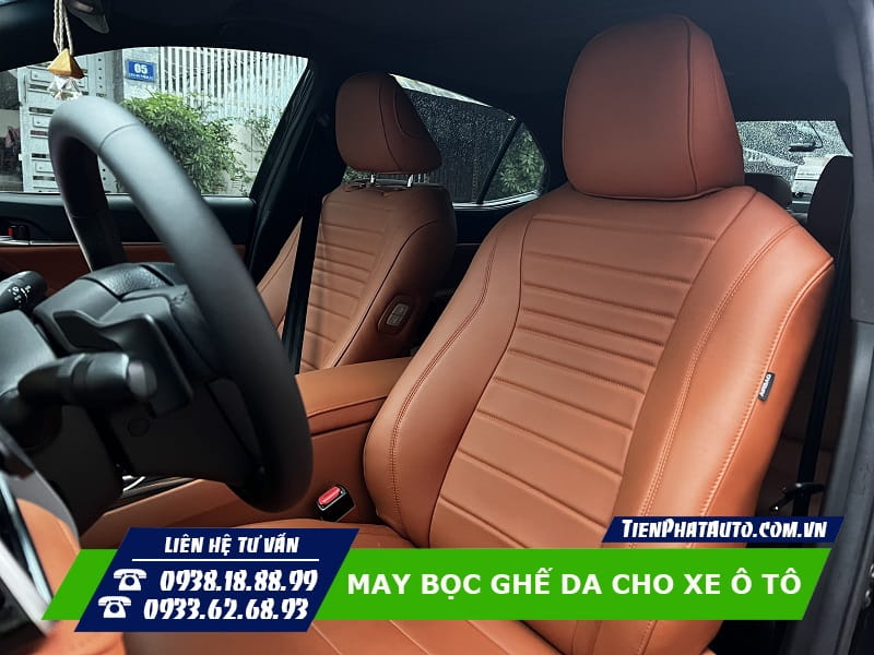 Hình ảnh mẫu bọc ghế da cho xe ô tô mẫu 3