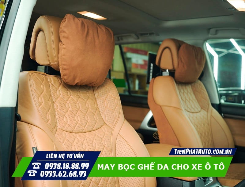 Hình ảnh mẫu bọc ghế da cho xe ô tô mẫu 6