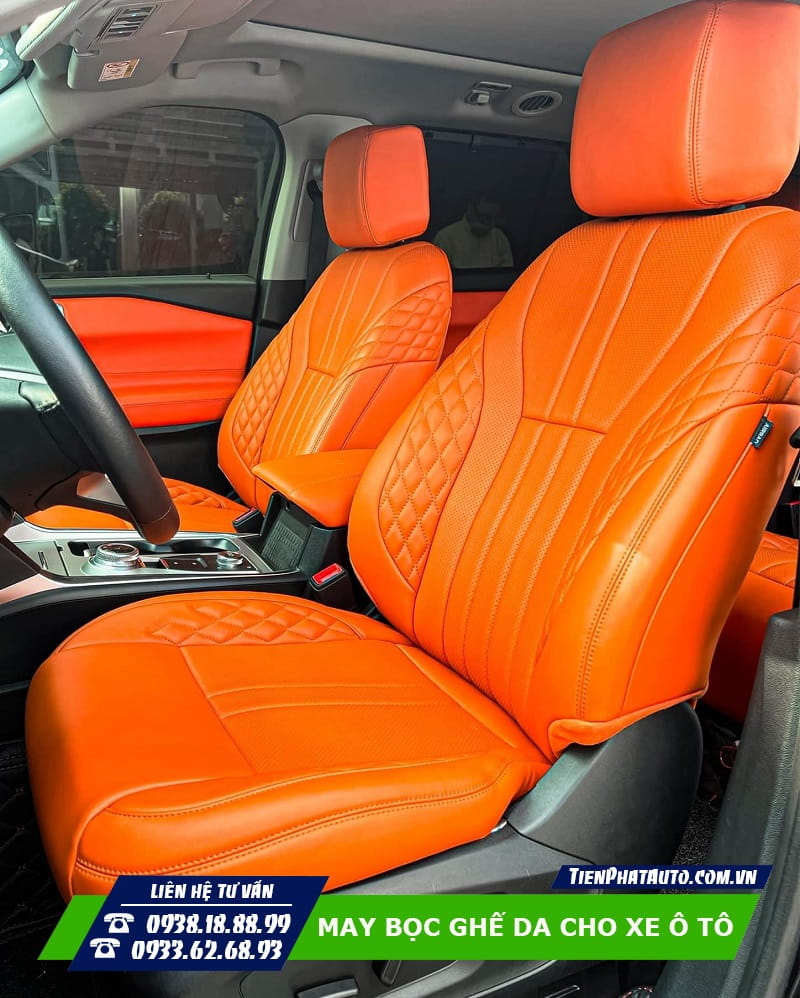 Hình ảnh mẫu bọc ghế da cho xe ô tô mẫu 8