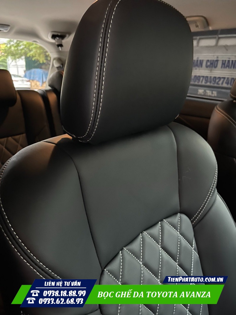 Bọc ghế da Toyota Avanza giúp mang lại nhiều sự tiện lợi