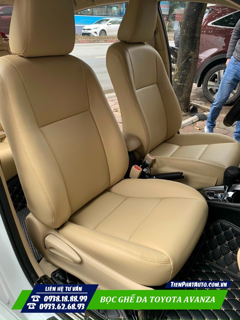 Tiến Phát Auto chuyên bọc ghế da Nappa cho xe Toyota Avanza