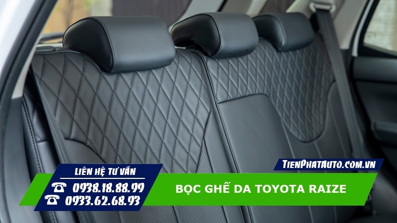 Tiến Phát Auto chuyên may ghế da cho xe Toyota Raize