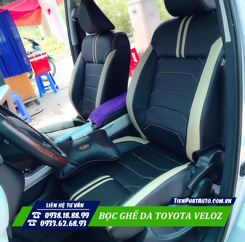 Tiến Phát Auto chuyên bọc ghế da cho xe Toyota Veloz Cross 2022