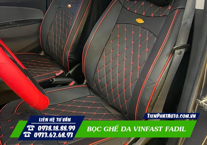 Tiến Phát Auto chuyên bọc ghế da Vinfast Fadil tại TPHCM