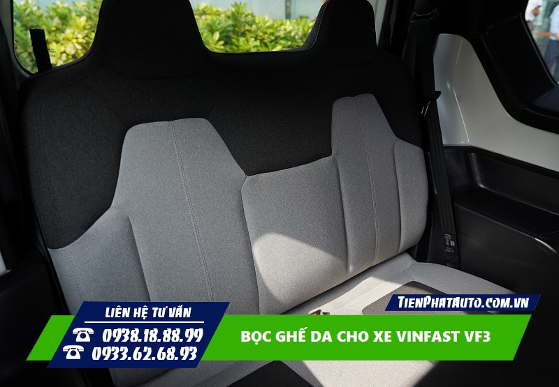 Ghế zin nguyên bản của xe bằng nỉ, không sang trọng và dễ bám bụi bẩn