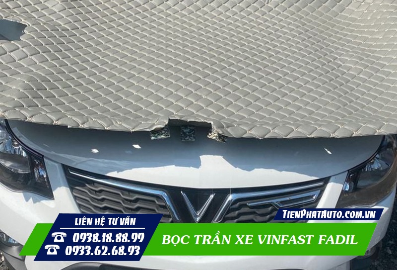 Tiến Phát Auto chuyên bọc trần xe Vinfast Fadil tại TPHCM