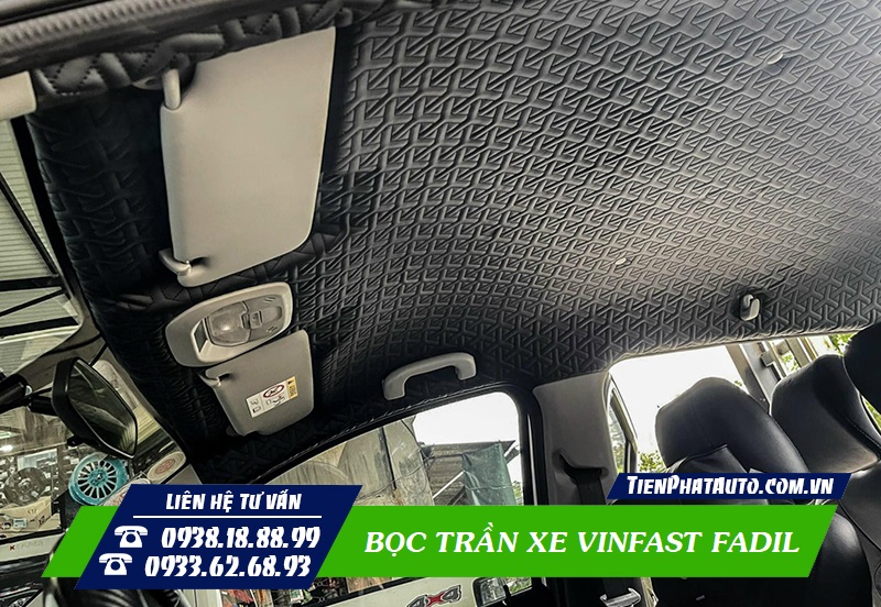 Bọc trần cho xe Vinfast Fadil giúp mang lại nhiều sự tiện lợi