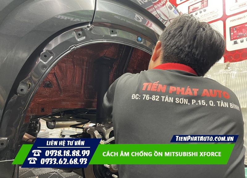 Tiến Phát Auto chuyên dán cách âm chống ồn cho Mitsubishi Xforce