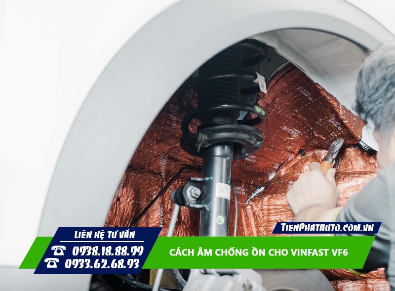 Dán cách âm chống ồn giải pháp giảm ồn hiệu quả cho Vinfast VF6