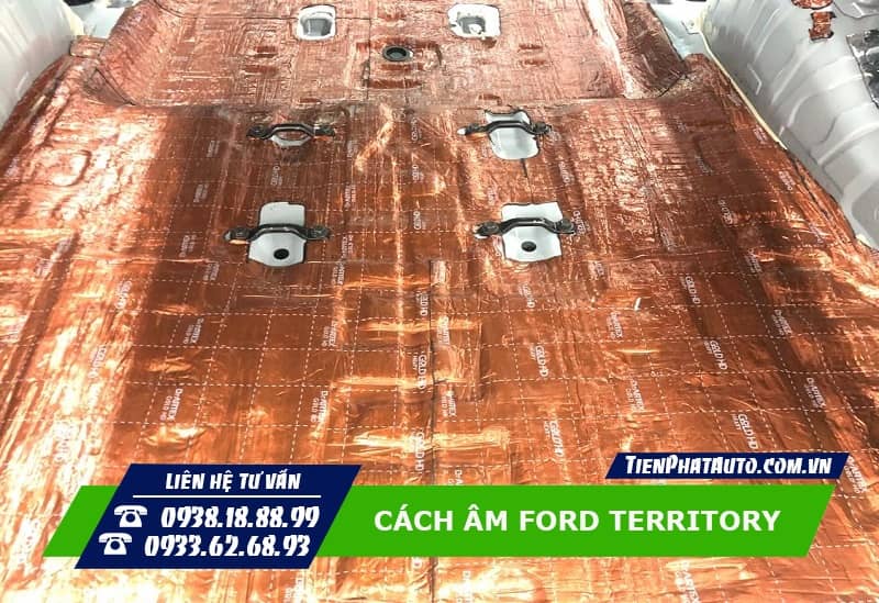 Cách âm chống ồn Ford Territory giúp giảm ồn hiệu quả hơn