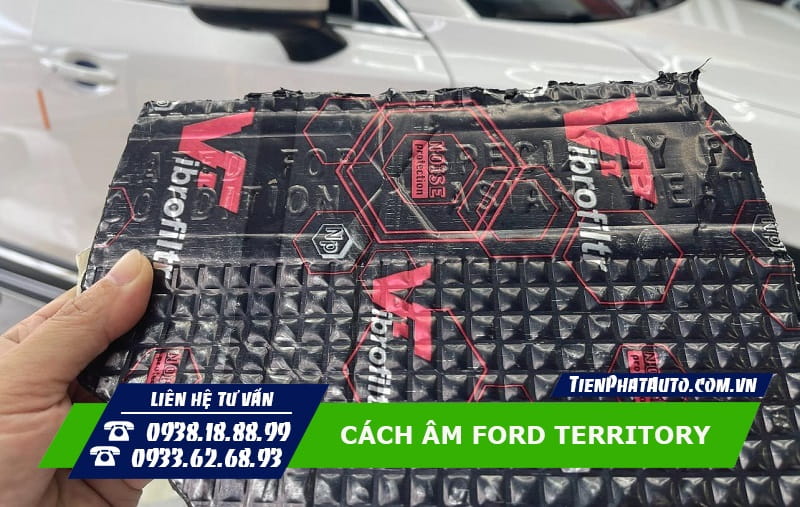 Cách âm cho xe Ford Territory giúp mang lại khá nhiều sự tiện lợi