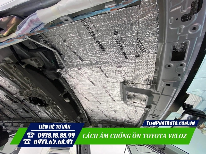 Tiến Phát Auto chuyên dán cách âm chống ồn cho xe Toyota Veloz