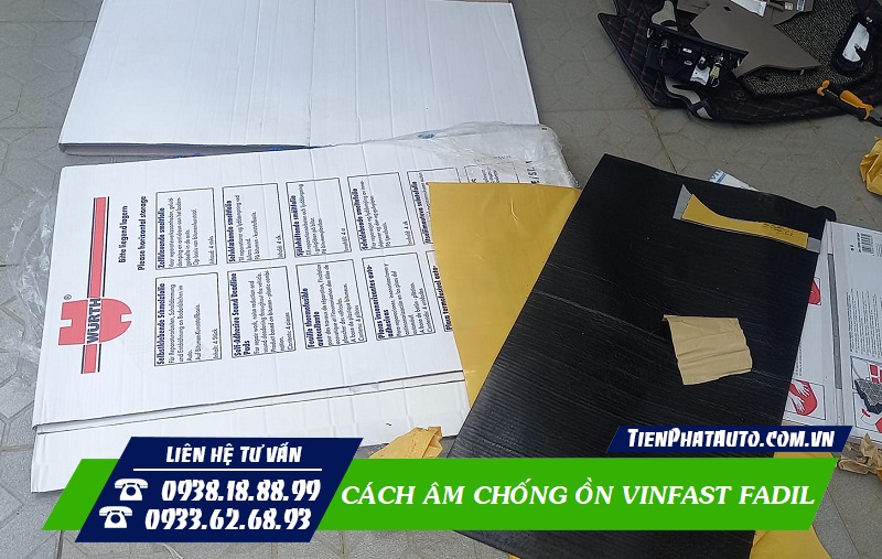 Vật liệu cách âm chống ồn thương hiệu Wurth chính hãng Đức