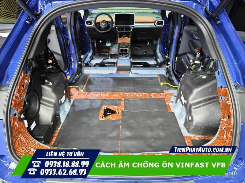 Cách âm chống ồn là phụ kiện cần thiết không thể thiếu cho Vinfast VF8